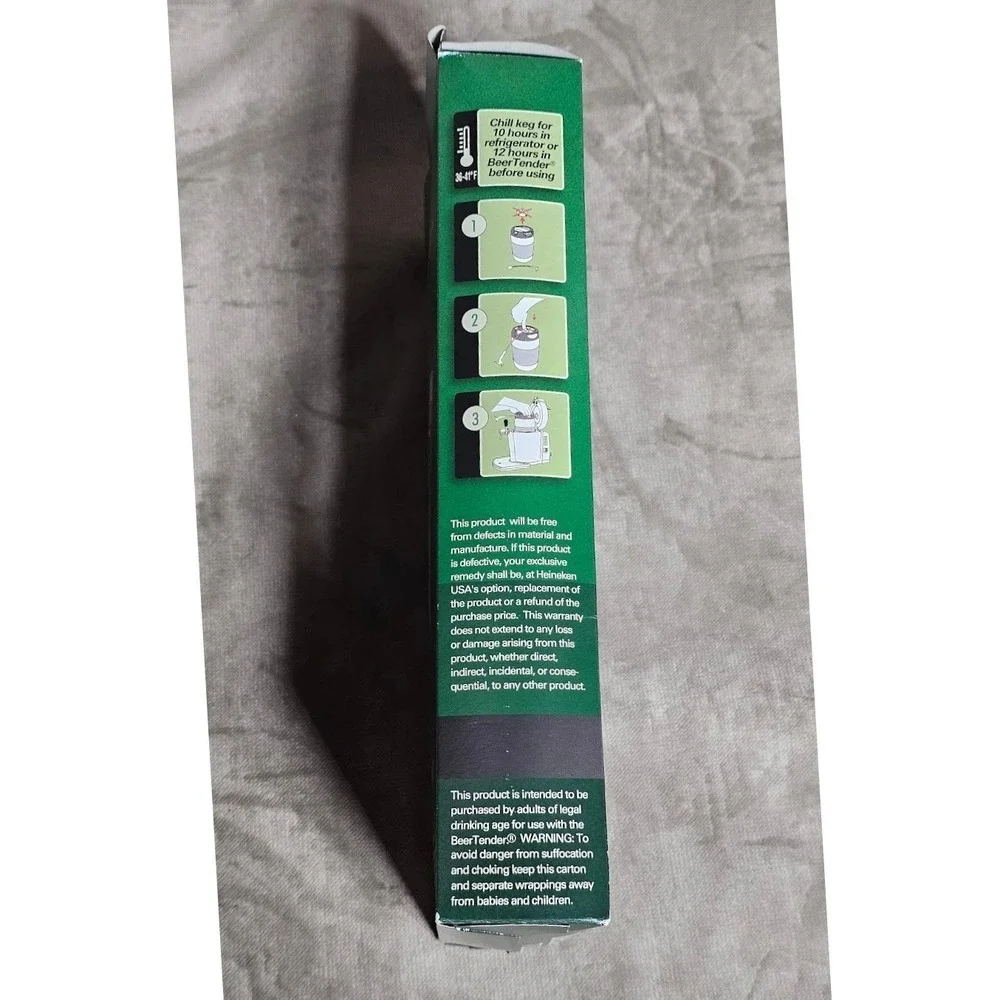 Krups Heineken BeerTender Tubes (6 Pack) for DraughtKeg System Replacement Parts